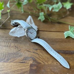 Nursemates Military Dial with Blue Heart Watch